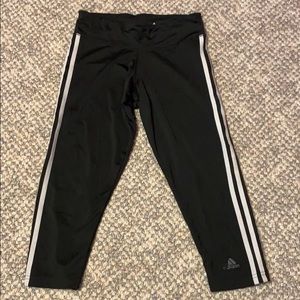 Adidas high waisted crop workout leggings
